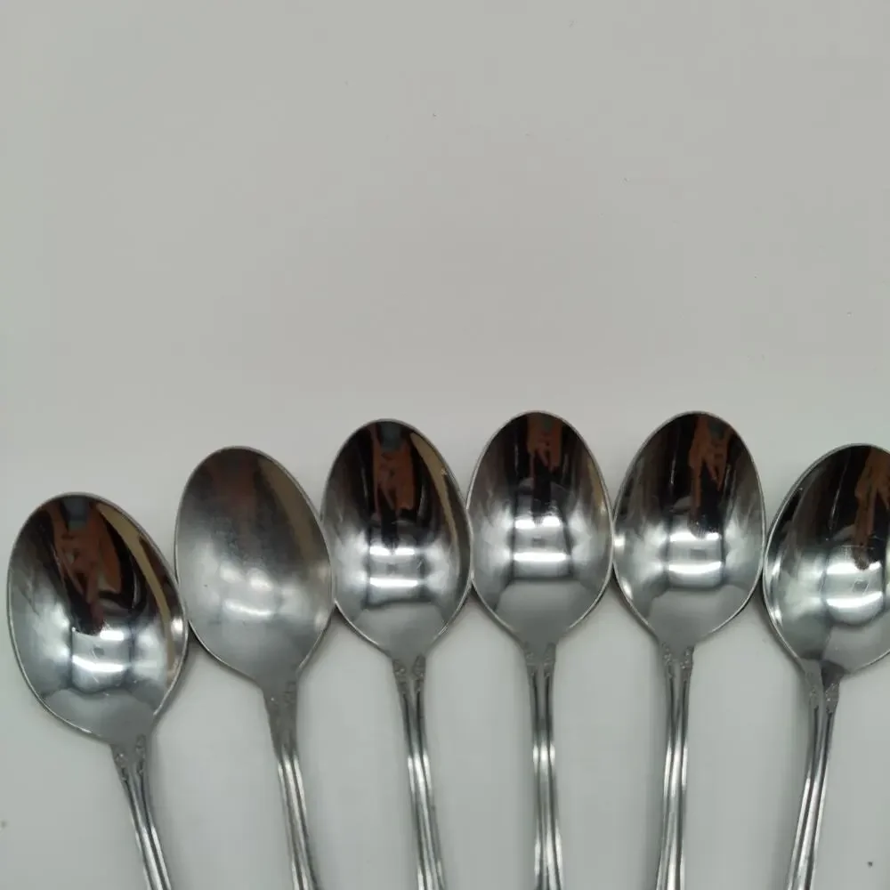 9X Tbsp Oneida Wm Rogers Mansfield Amadeus Table Spoons Stainless Steel